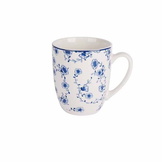 Набор из 4 кружек 370 мл, d 8,8 см h 10,4 см CosyTrendy Flor Azul 5696006