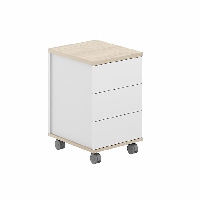 Тумба мобильная с замком Norden Allegro AG.272.WH.AR.WH