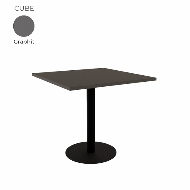 Стол обеденный квадратный Алсав 21CUBE.008 Graphit