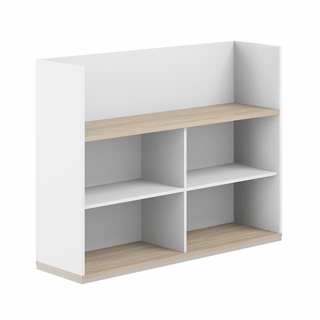 Стеллаж-комбо 1438 односторонний Norden Allegro AG.252.400.672.WH с экраном ЛДСП