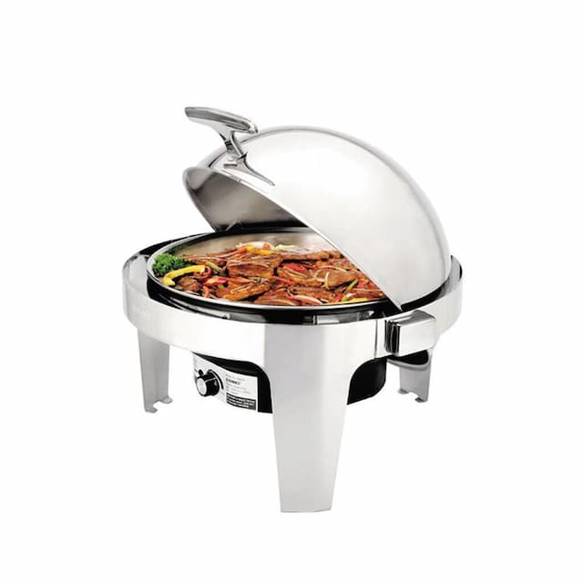 Мармит электрический 6,8 л круглый с откидной Roll-top крышкой нерж. SUNNEX, арт. 92001522