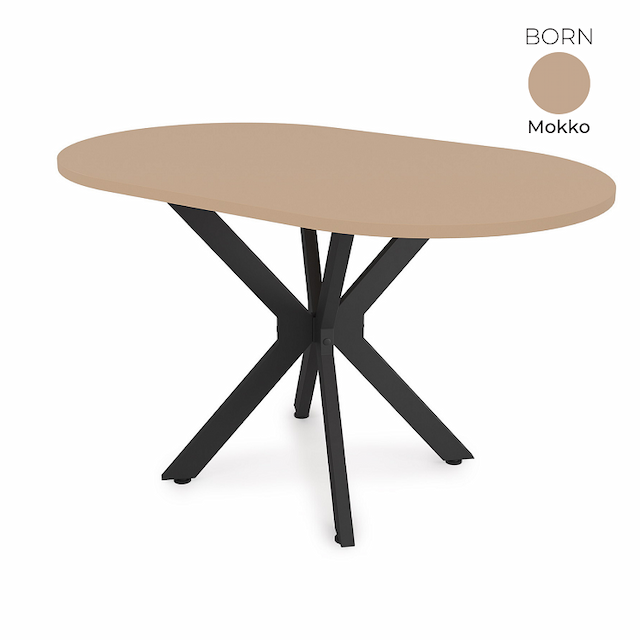 Стол обеденный овальный Алсав 21BORN-O.1300 Mokko