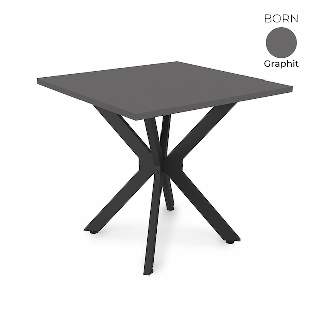 Стол обеденный квадратный Алсав 21BORN-K.800 Grafit