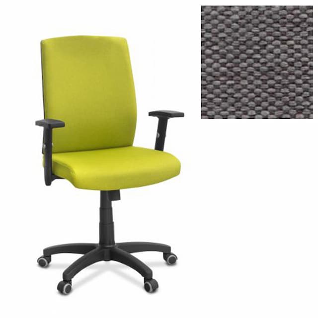 Офисное кресло для персонала Юнитекс Alfa A/SL/1D ткань Bahama серая